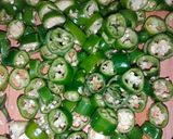 A picture of step 1 of Homemade Jalapeno Pickles.