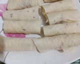 Foto langkah ke 3 dari resep Pisang Aroma Coklat Kulit Lumpia.
