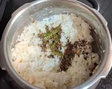 A picture of step 3 of Curd Rice.