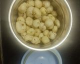A picture of step 4 of મખાના ખીર.