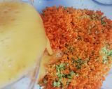 Foto del paso 2 de la receta: Pizza de atún y verduras con base de brócoli y zanahoria
