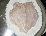 A picture of step 3 of Chizza (Chicken Pizza).