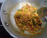 A picture of step 6 of Indian Style Pasta.