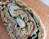 Sonkás-sajtos cukkini rolád recept fázis 6 fotója