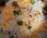 A picture of step 7 of Beef Biryani.