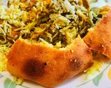 A picture of step 7 of Parda Biryani.