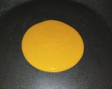 Foto langkah ke 3 dari resep Dorayaki Gula Aren (isi pasta kacang hijau).