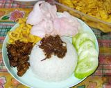 Foto langkah ke 4 dari resep Nasi Uduk komplit (Rice cooker).