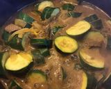 Une image de l'étape 5 de Bœuf aux courgettes et épices tajine.