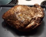 A picture of step 3 of Carolina style slow cooker pulled pork.