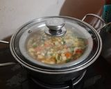 Hình bước làm 3 của món Trứng hấp nấm
