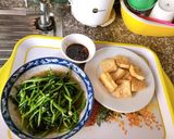 Hình bước làm 2 của món Cải xoong xào tỏi