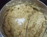 A picture of step 2 of Moong ki pakodi (mungodi).