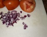 A picture of step 1 of Creamedvegetable#coconut cream contest and #Author marathon.