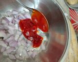 A picture of step 2 of Tandoori Paratha bites.