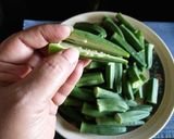 तिल मूंगफली की भरवा भिंडी (Til moongfali ki bharva bhindi recipe in Hindi) रेसिपी चरण 1 फोटो