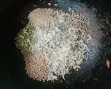 A picture of step 1 of Sev bhaji(savaji style).