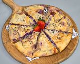 Foto langkah ke 6 dari resep Purple Sweet Potato Cheese Bread.