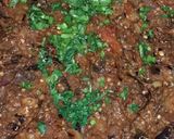 A picture of step 5 of Instant baingan sabzi.