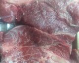 Foto del paso 1 de la receta: Punta de lomo marinado a caballo con achicoria y zanahoria