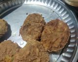 A picture of step 3 of McDonald's veggie burger.