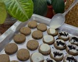 Gambar langkah 5 resipi Crumble cookies.