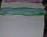 A picture of step 2 of Khoya khaja.