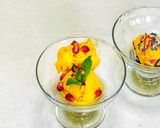 A picture of step 5 of #GA4 #week22 : Mango Ice cream.