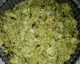 Foto langkah ke 3 dari resep Nasi goreng ijo pedas teri.