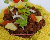 A picture of step 4 of Spicy black chole chaat.