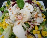 Foto del paso 4 de la receta: Ensalada vegetal con crema de queso