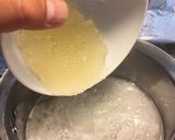 Hình bước làm 11 của món Bánh pho mát Việt quất bơ đậu Phộng kg dùng lò