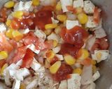 A picture of step 5 of Mexican salad.