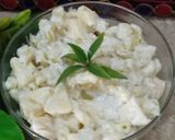 A picture of step 4 of Macorani salad.