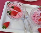 A picture of step 3 of Strawberry ice cream.