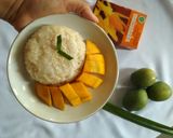 Foto langkah ke 5 dari resep Ketan Mangga aka Mango sticky rice.