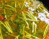 A picture of step 1 of Tomatoes rasam.