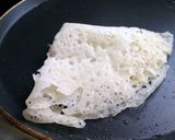 A picture of step 8 of Neer dosa.
