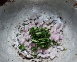 A picture of step 2 of Rava onion dosa (with leftover dosa batter).