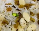 A picture of step 5 of Mutanjan "3 Coloured Zarda".