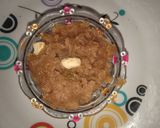 A picture of step 6 of Wheat flour halwa.