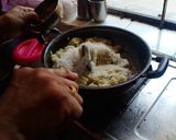 A picture of step 5 of Sweet potato halwa.