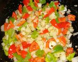 A picture of step 1 of Savoury rice.