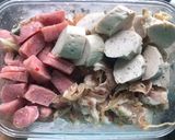 Hình bước làm 1 của món Nem chả tré trộn
