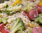 A picture of step 5 of Cauliflower and Beef Kielbasa.