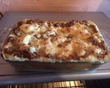 A picture of step 10 of Mixed Meat, Ham, and Cheese Lasagna.