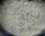 Cukkinifőzelék húsgombóccal recept fázis 4 fotója
