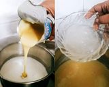 A picture of step 3 of Eggless Pineapple Crème Caramel Pudding.