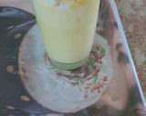 A picture of step 4 of Kesar badam dahi lassi.
