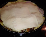 Foto del paso 7 de la receta: Tortilla de papas (patatas) rellena de queso y jamón